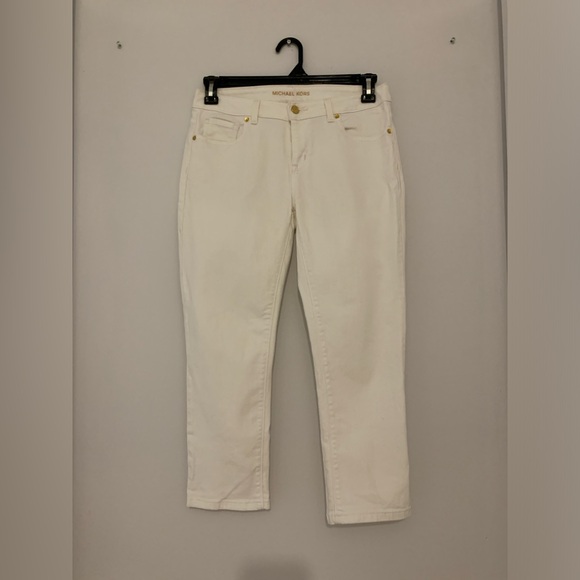 Michael Kors Cropped White Jean - Picture 1 of 4